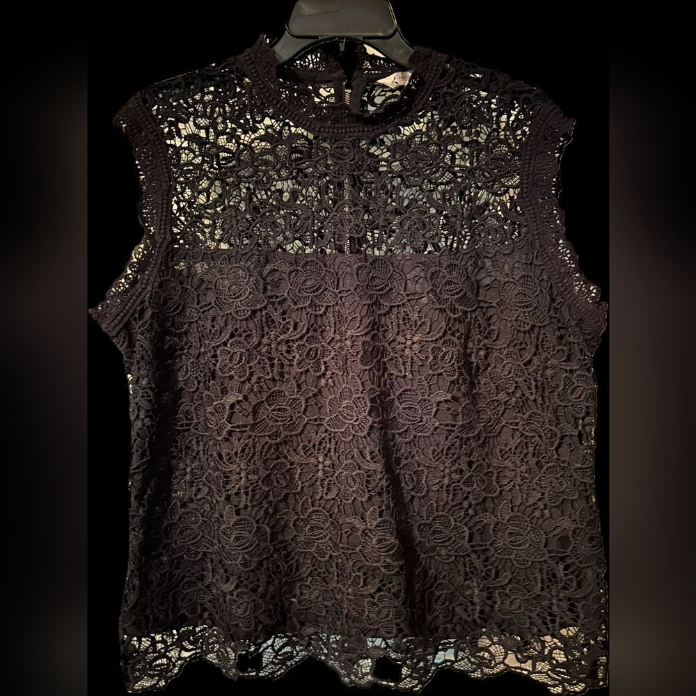 Nannette Black Lace Top - Picture 3 of 3
